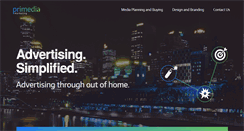 Desktop Screenshot of primediamarketing.com